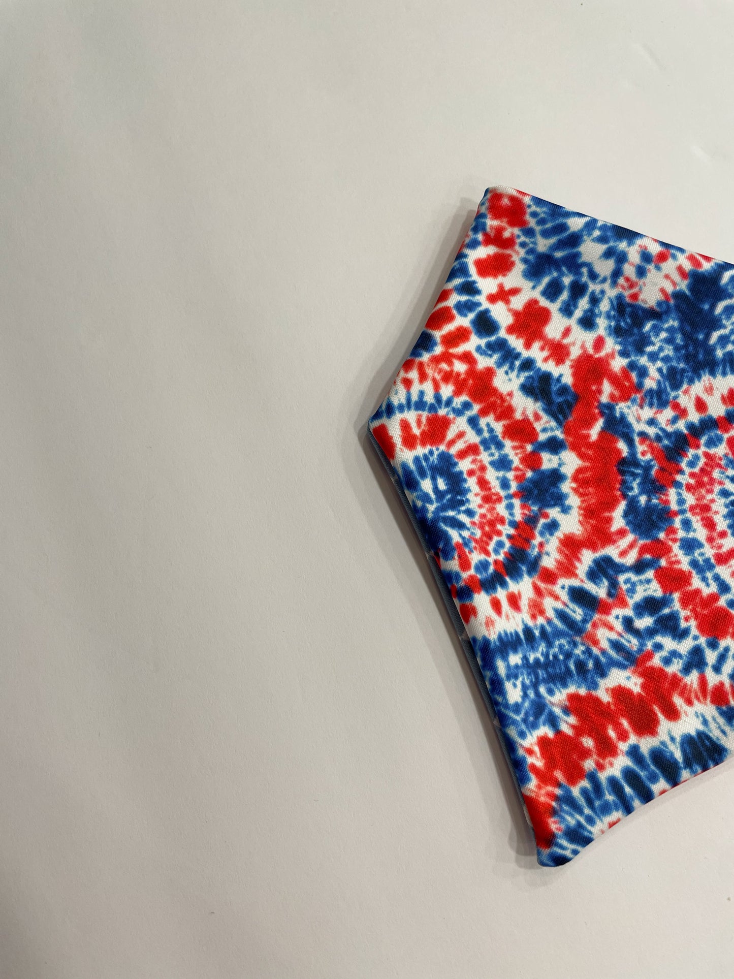Patriotic Tie Dye Swim Bandana