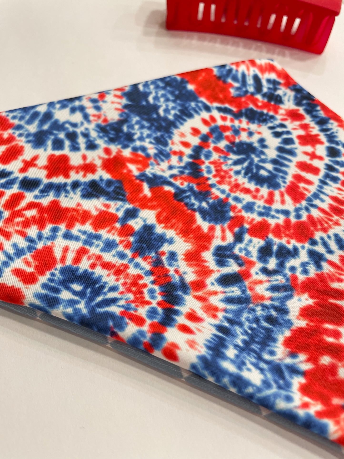 Patriotic Tie Dye Swim Bandana