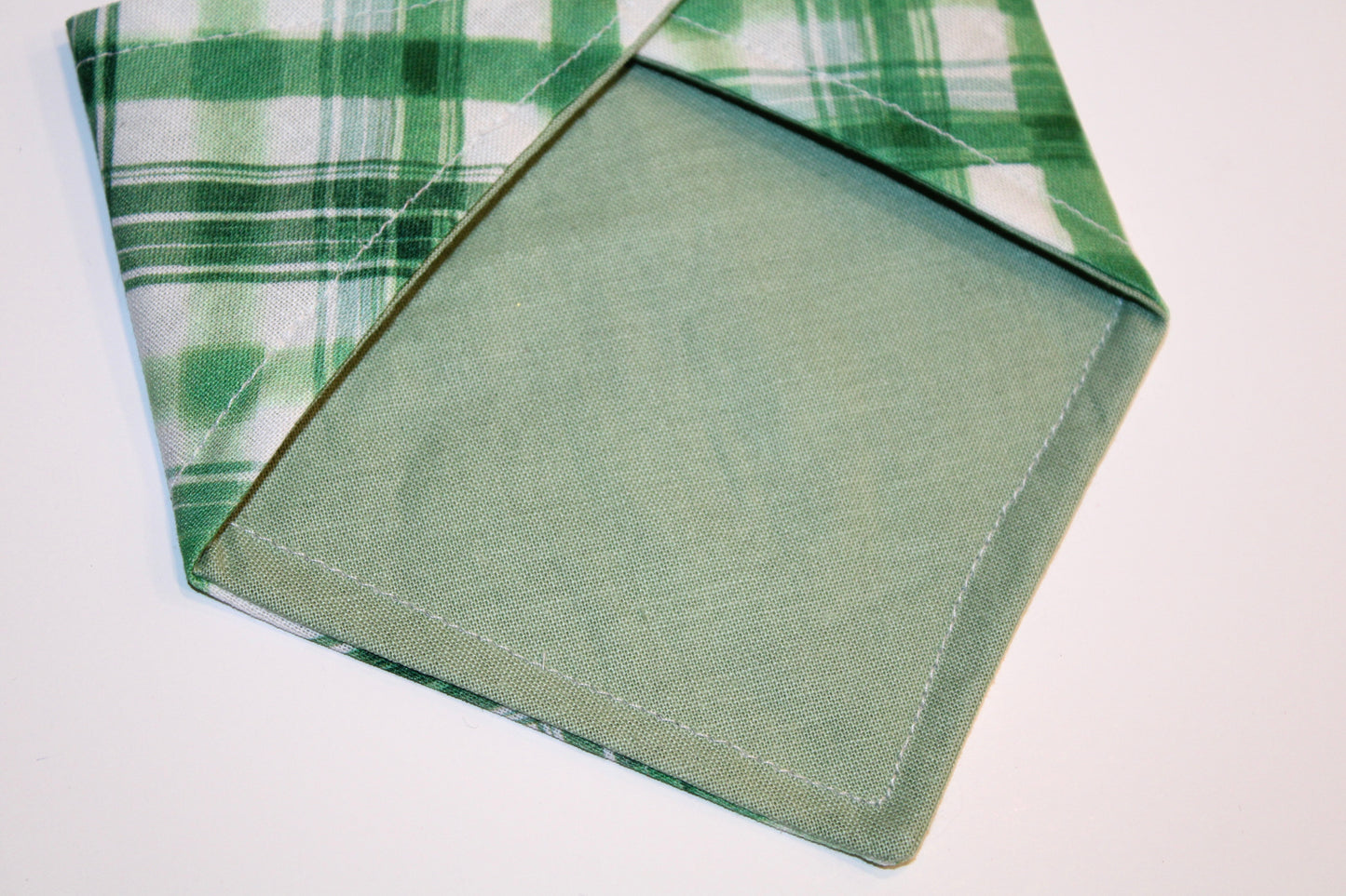 Watercolor plaid bandana