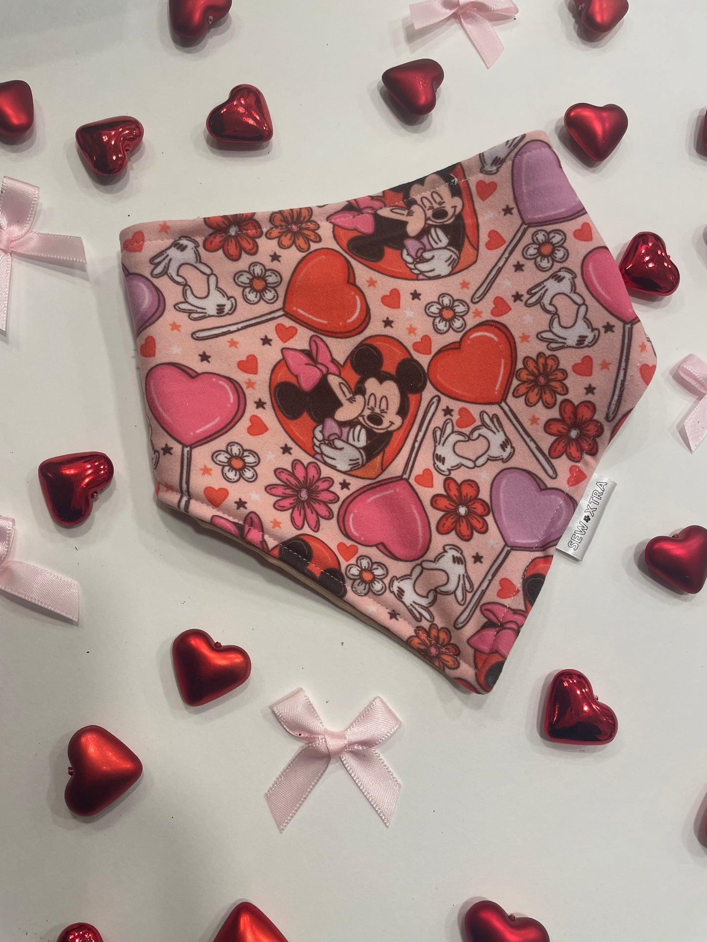 Minnie and Mickey bandana