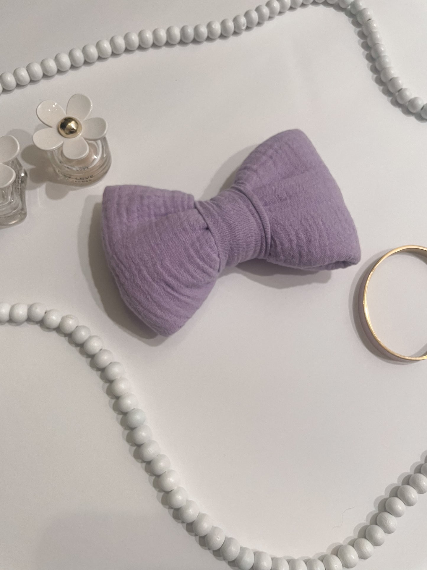 purple bowtie