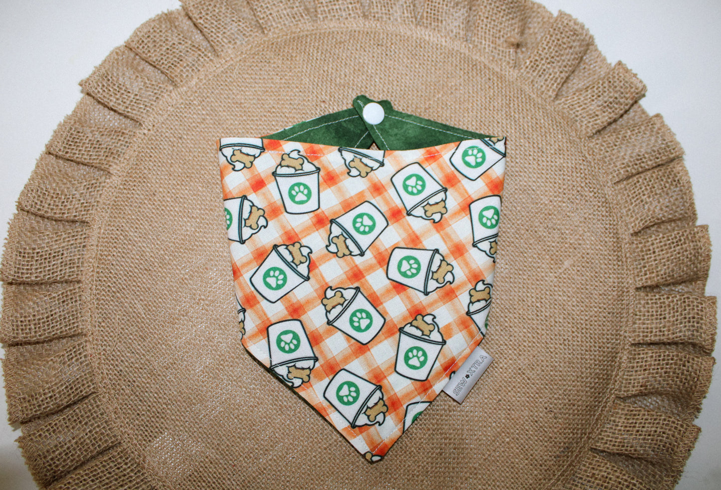 Pumpkin Pup Cup bandana