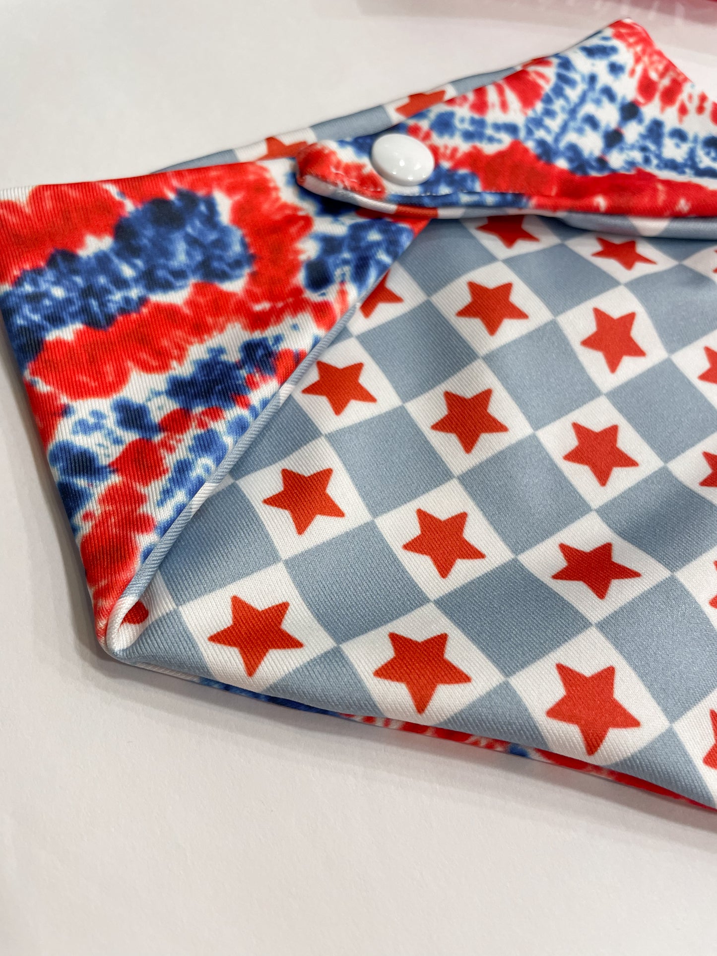 Patriotic Tie Dye Swim Bandana