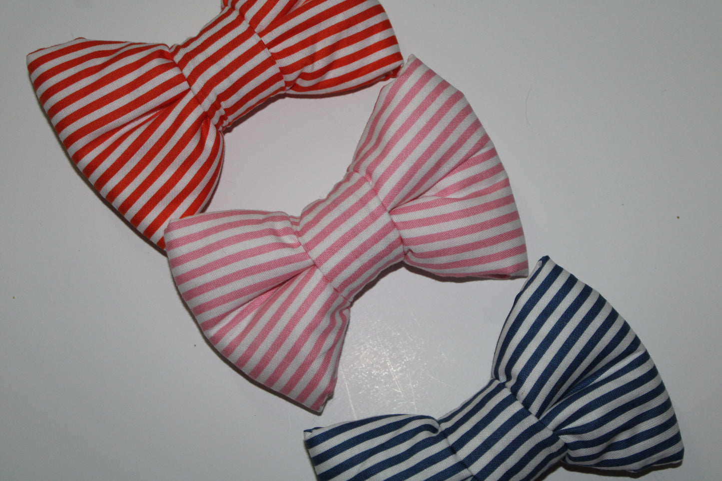 Striped bowties and hairbow