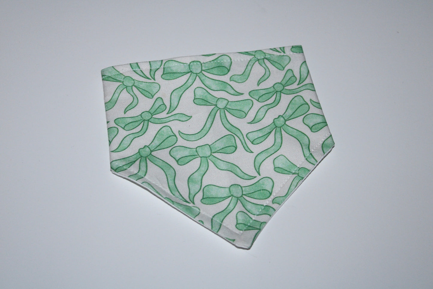 Coquette Green Bows bandana