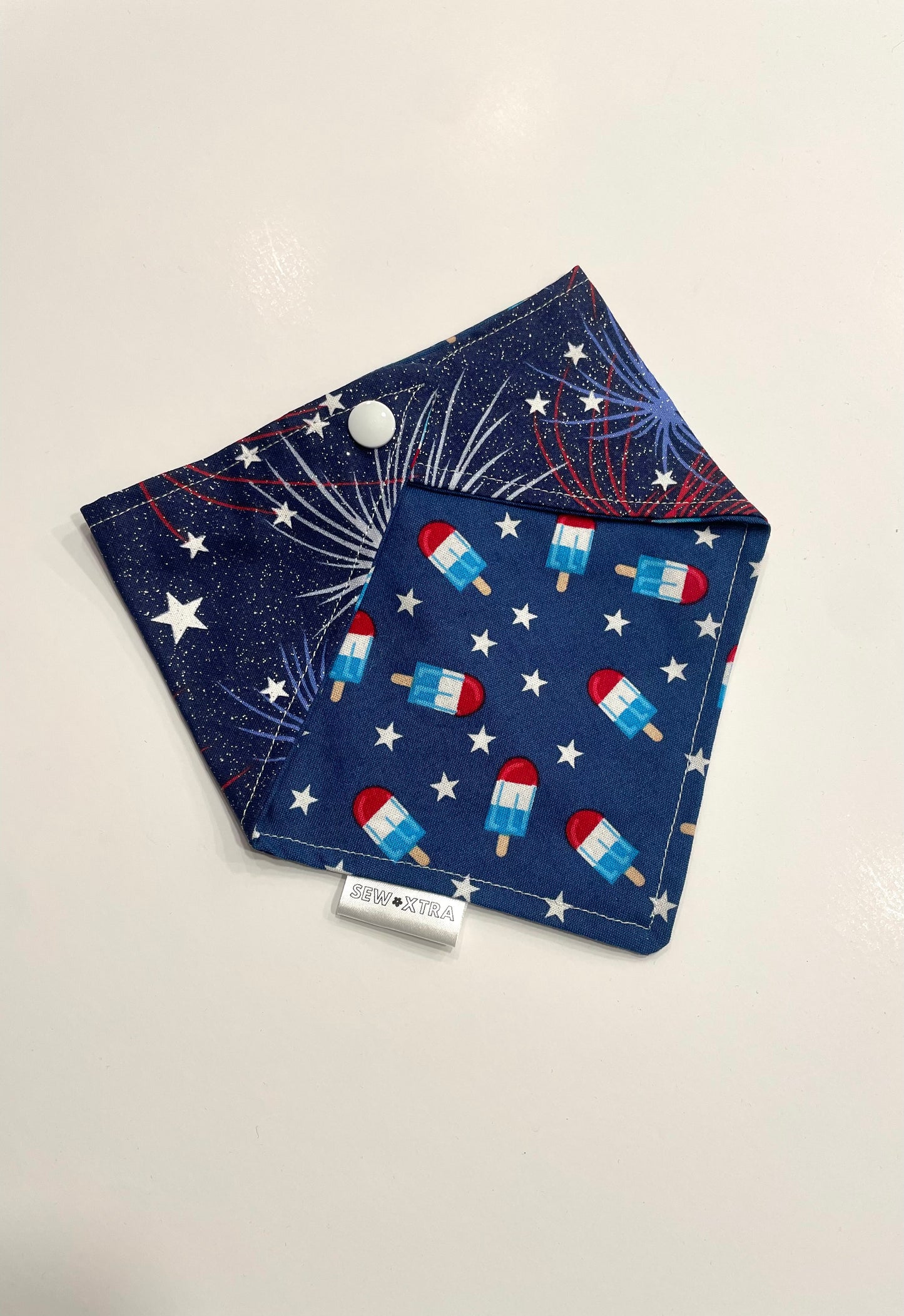 Rocket'pup' patriotic bandana
