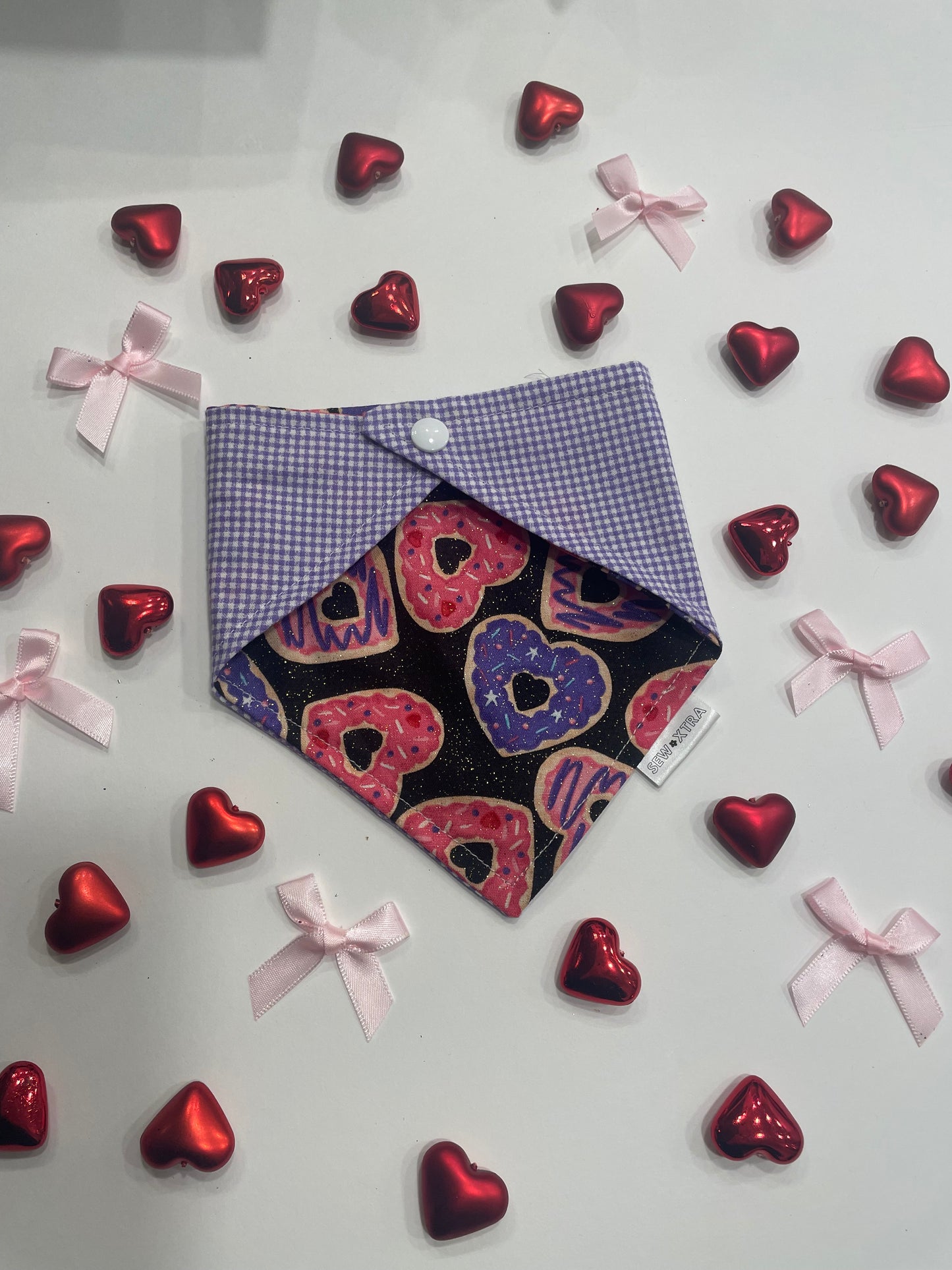 Heart donuts bandana