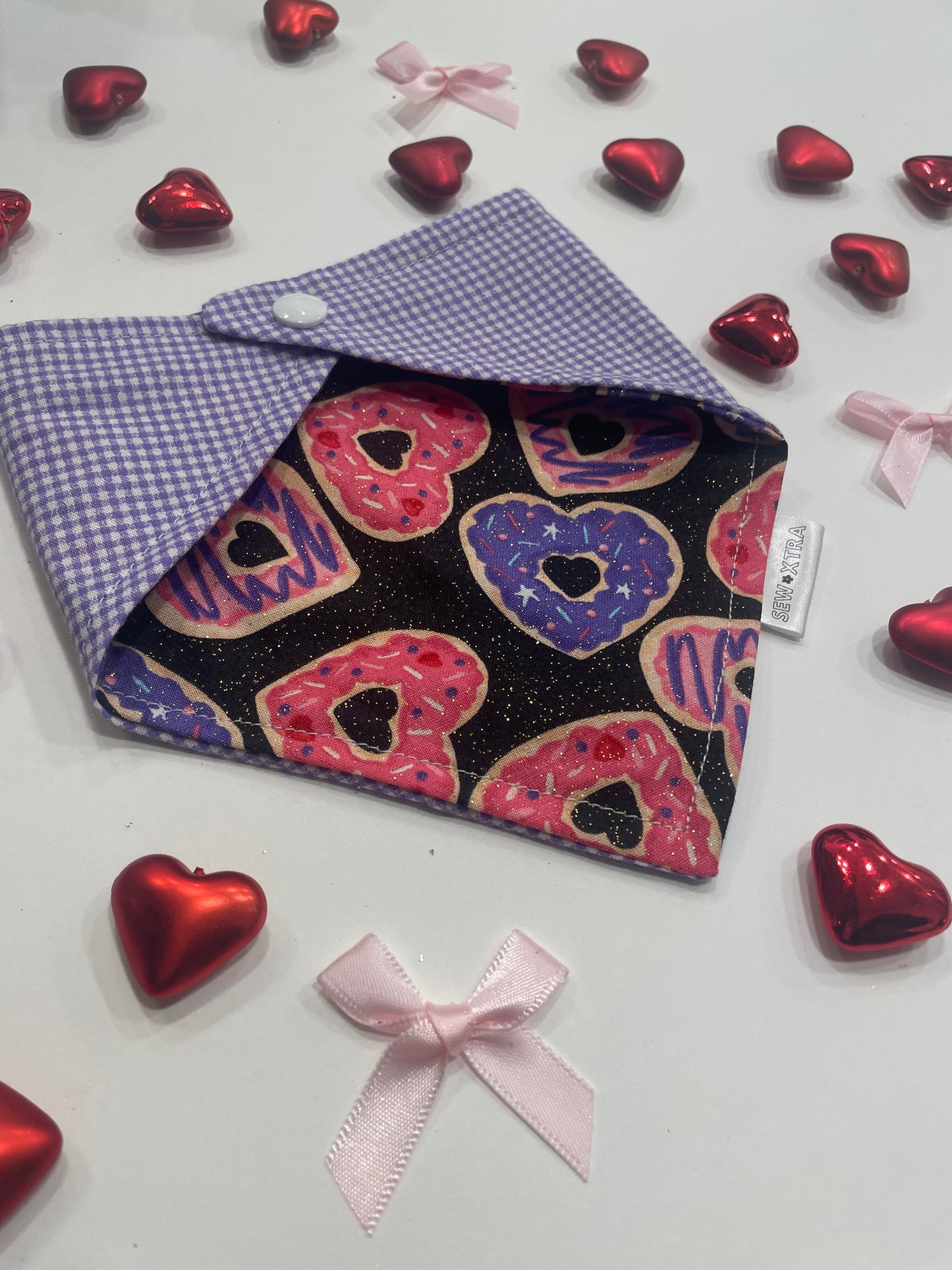 Heart donuts bandana