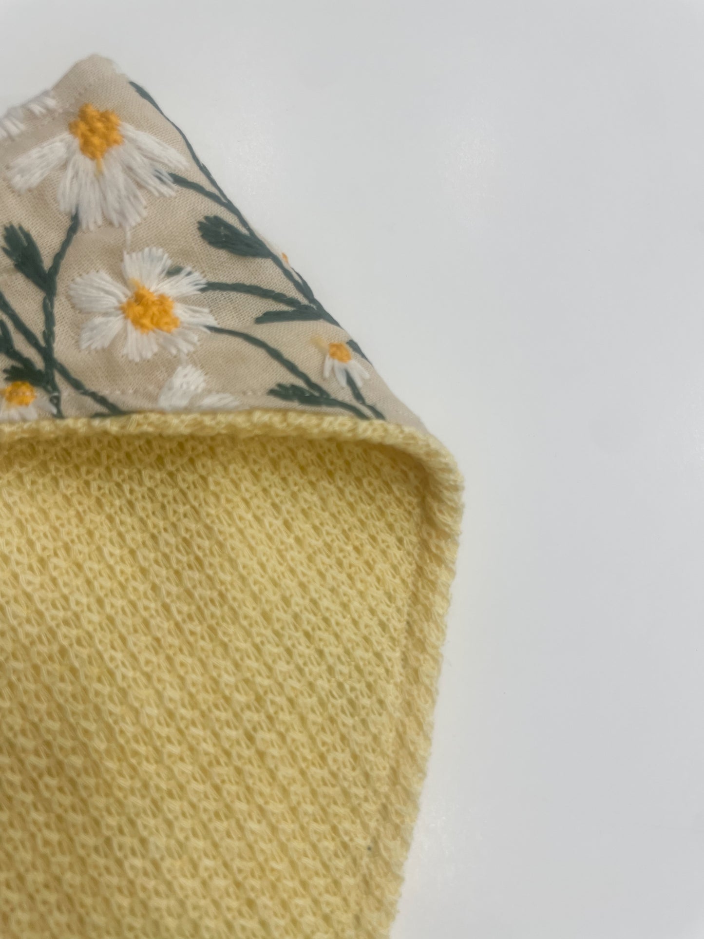 embroidered “daisy” bandana