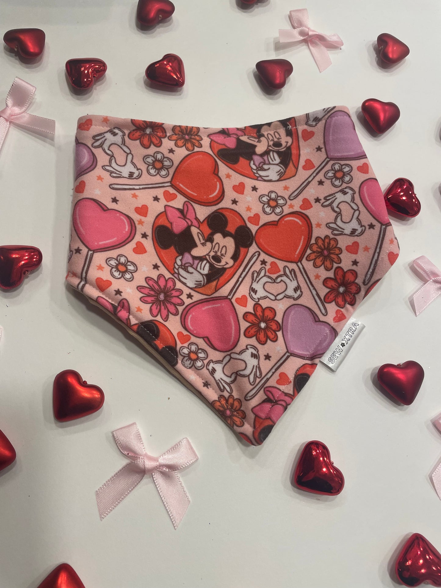 Minnie and Mickey bandana