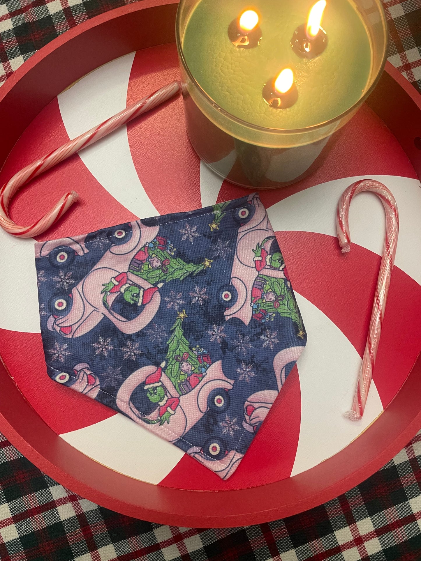 “Grinchmas trucks” bandana