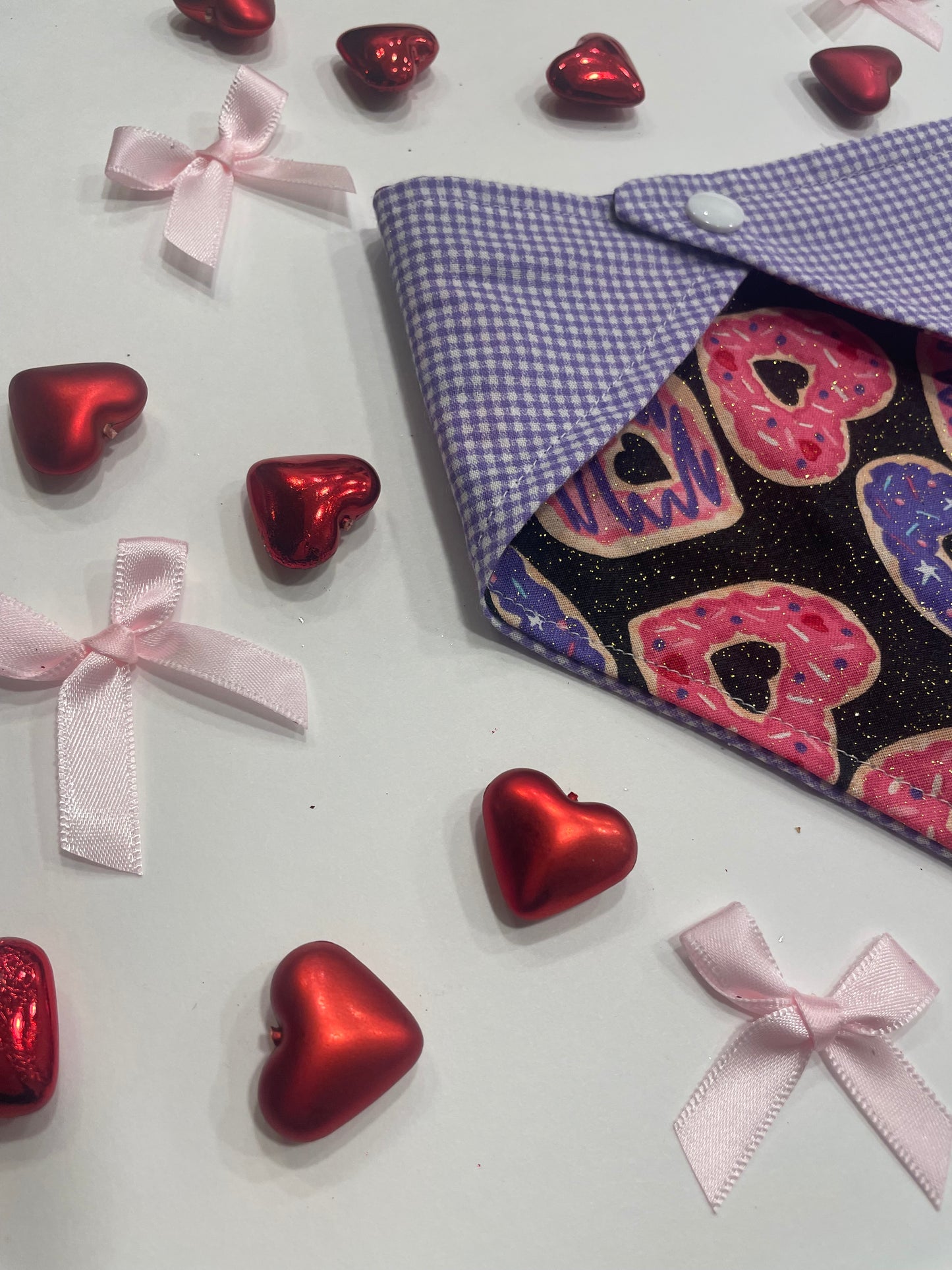 Heart donuts bandana