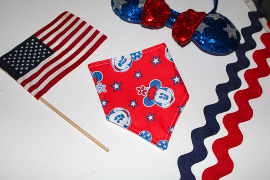 USA Mickey and Minnie bandana