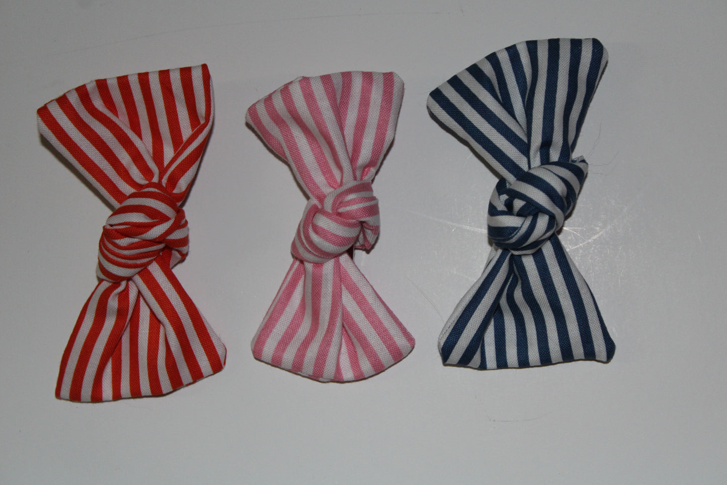 Striped hairbows