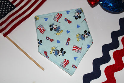 Mickey pawtriotic bandana