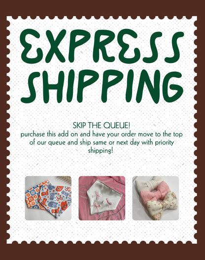 EXPRESS SHIPPING ADD ON