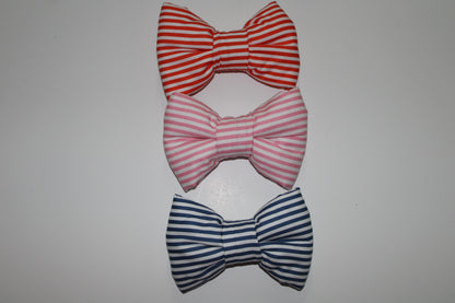Striped bowties and hairbow