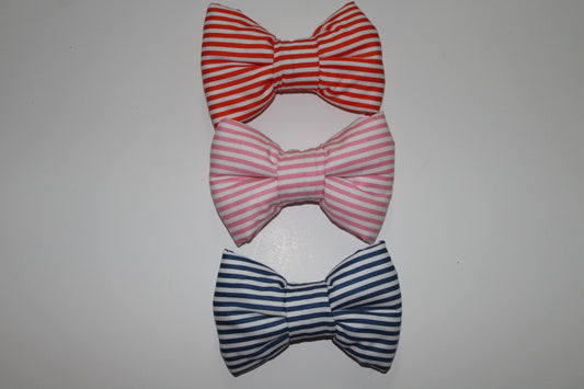 Striped bowties and hairbow