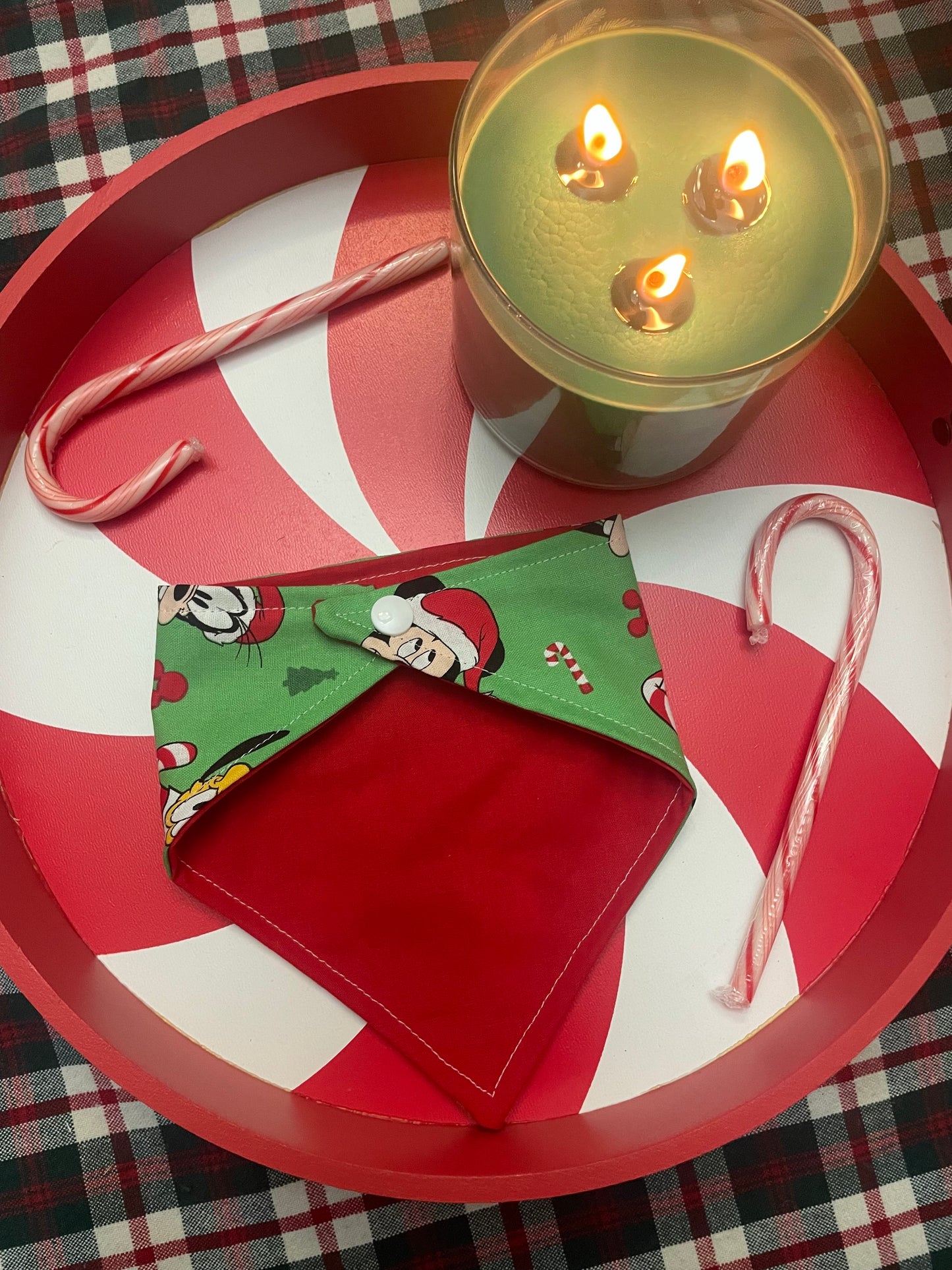 “A merry mickey christmas” bandana