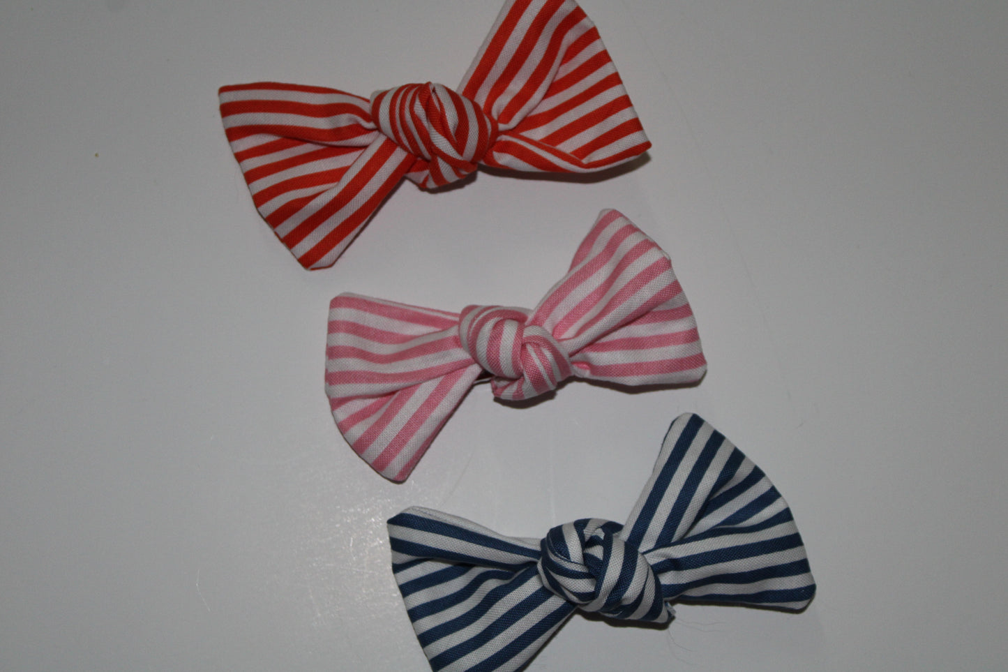 Striped hairbows