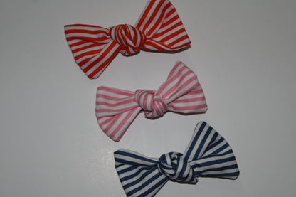Striped hairbows