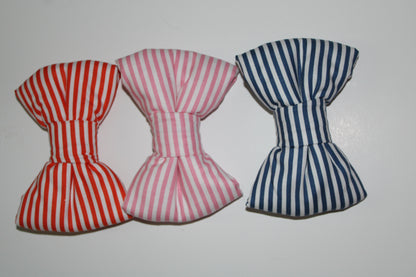 Striped bowties and hairbow