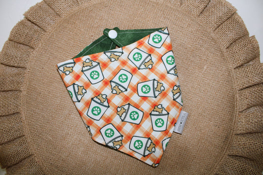 Pumpkin Pup Cup bandana