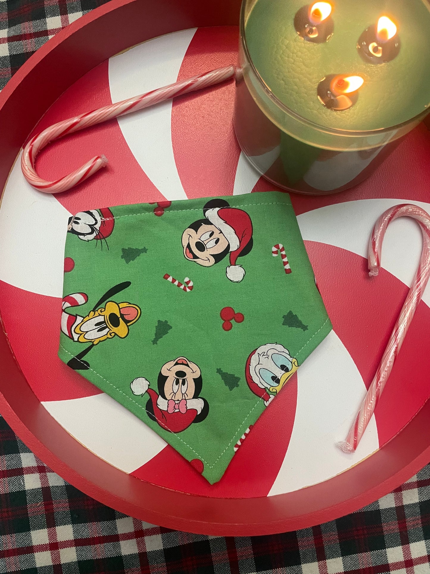 “A merry mickey christmas” bandana