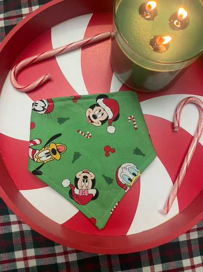 “A merry mickey christmas” bandana