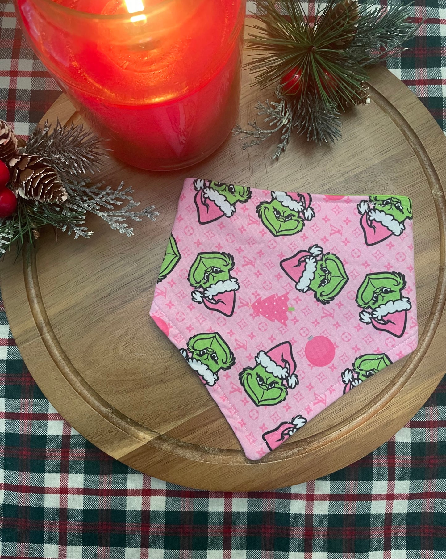 Louie Vutton Grinch bandana
