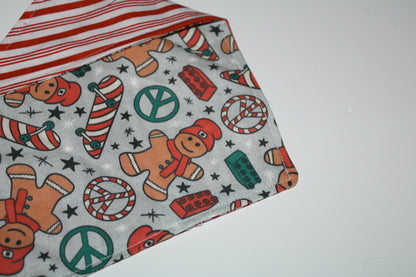 “Skateboarding Gingerbread” bandana